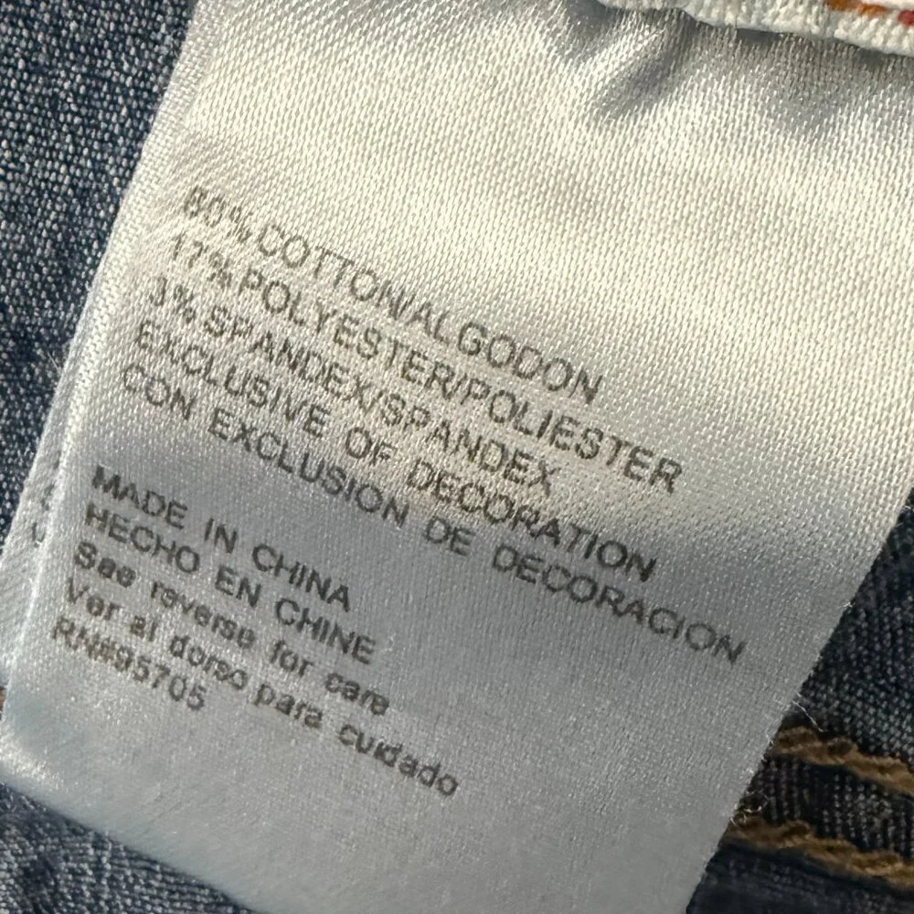 Plugg Jeans Medium Wash with Bleached Accents Sz 14 Cotton/Poly/Spandex Blend